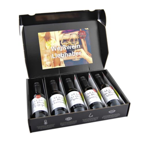 Vinotaria Geschenkbox Weißwein 5 x 250ml